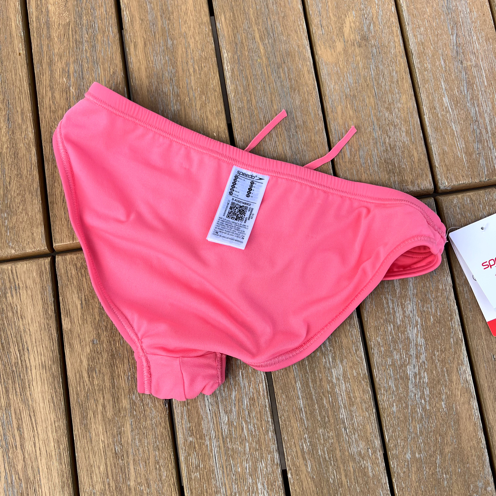 Speedo Men pink Lemonade swim bikini brief bach diving swimwear size 28 30 32 34