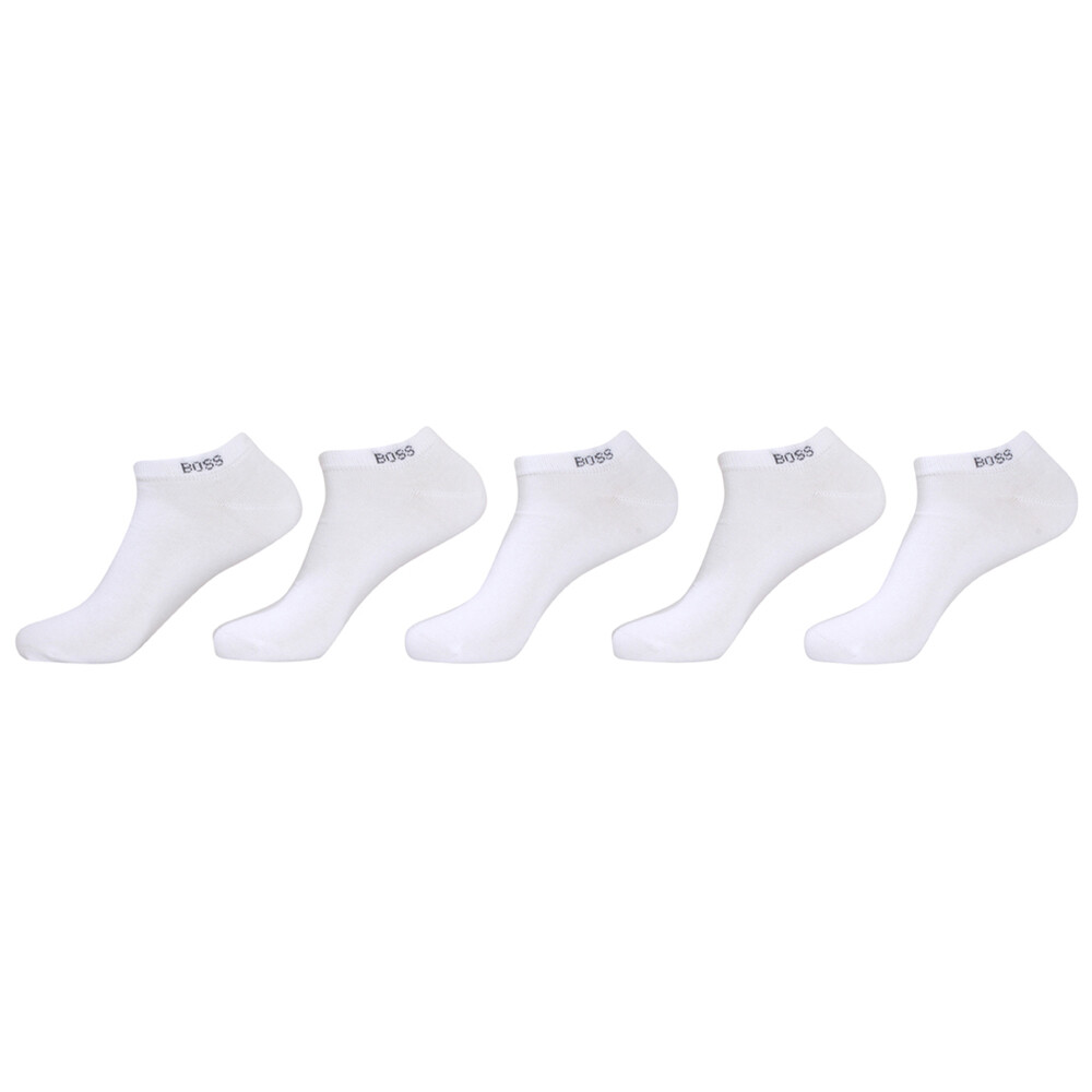 Hugo Boss Men’s 5-Pairs Ankle Logo No Show Socks Sz. 7-13