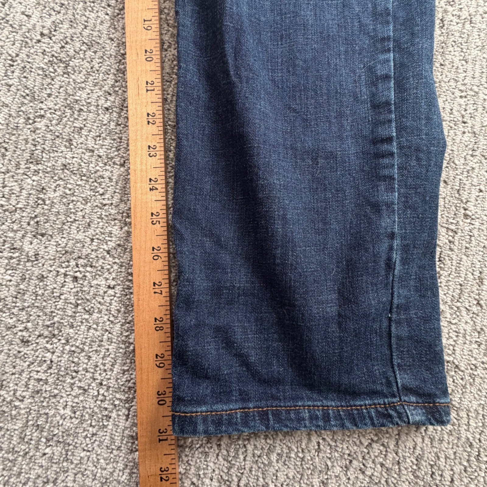 Lucky Brand 221 Straight Jeans Mens 34×30 Dark Wash Blue Denim 7MC1031