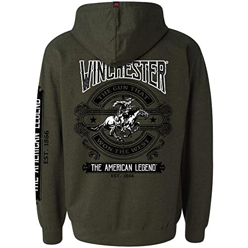 Winchester Pro – Legend of Winchester Mens Fleece Pullover Hooded Sweatshirt