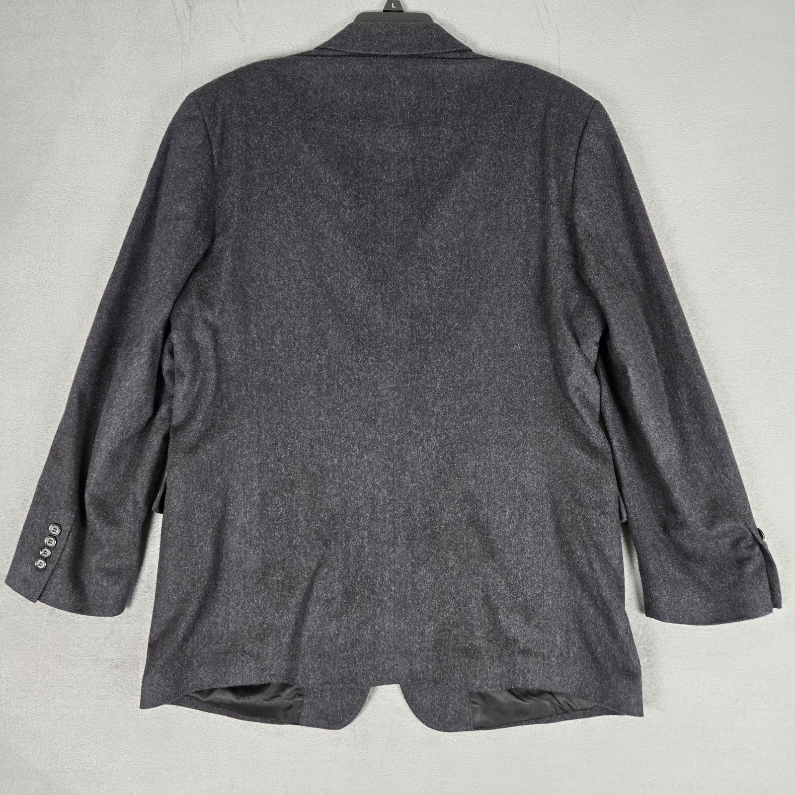 Joseph & Lyman 100% Cashmere Jacket Blazer Sport Coat Gray Mens 46R