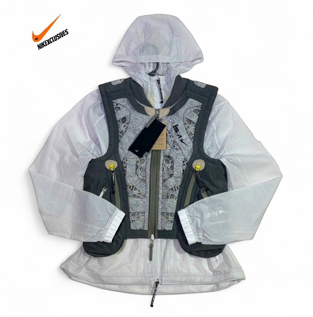 Nike ISPA Metamorph Zip Up Vest + Jacket FJ7242-025 Size XXS 2XS NWT RARE!