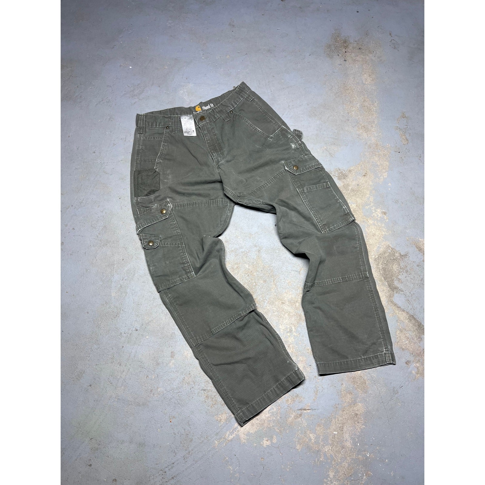Carhartt Men’s Ripstop Double Knee Cargo Pants B342 MOS Relaxed Fit 32 x 30