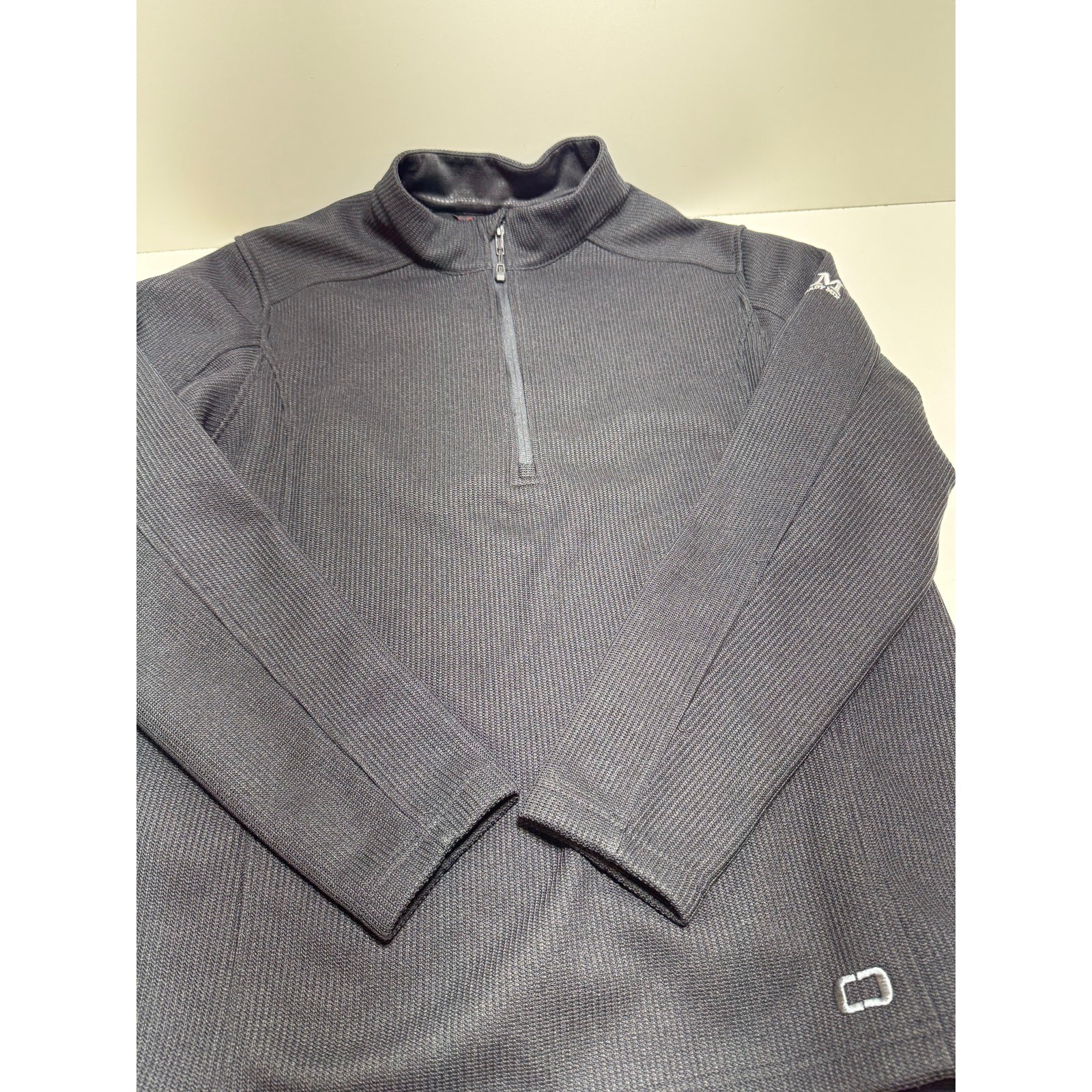 Ogio XL Black 1/2 Zip Black Pullover Sz XL Mock Neck Long Sleeve Gorpcore