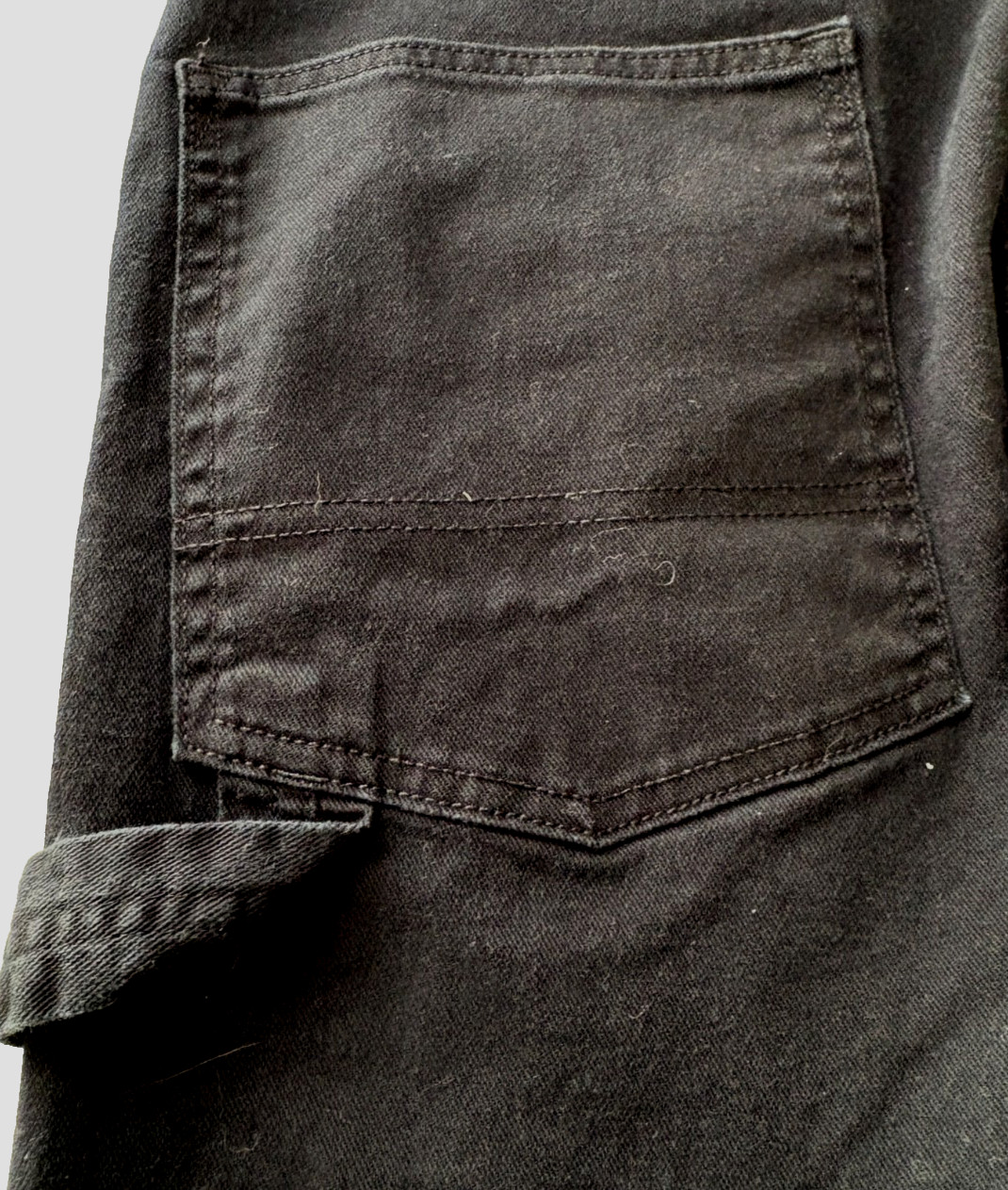 Mens 36×30 Denim Jeans Black Workwear Signature Carpenter Pants by Levi Strauss