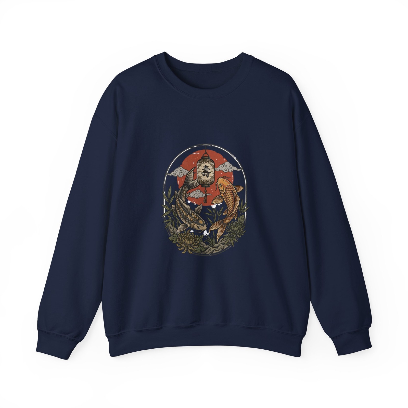 Fox & Lantern Traditional Tattoo Sweatshirt | Vintage Flash, Banner Floral