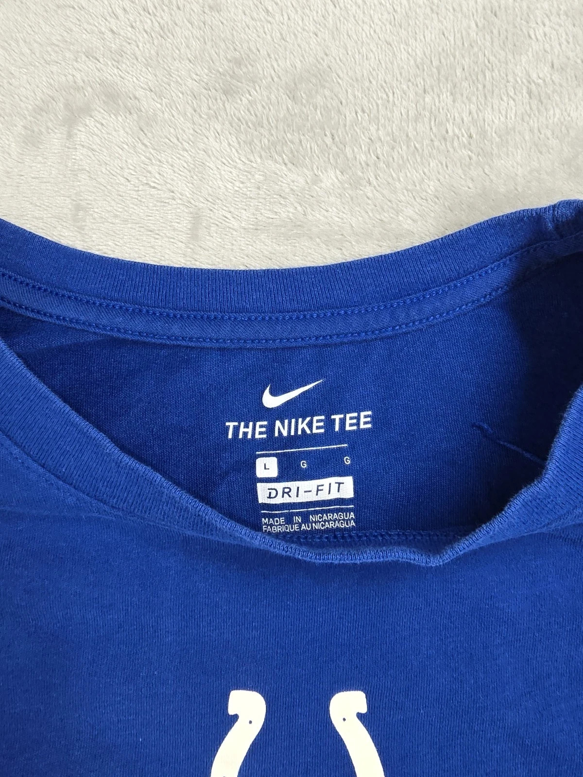 Nike Indianapolis Colts Leonard 53 Dri-FIT T-Shirt Men’s Size L Blue