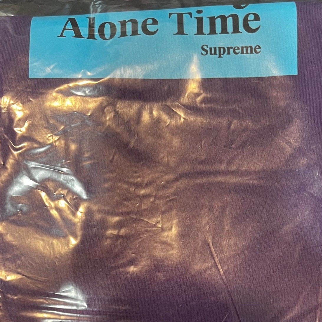 Supreme Alone Time Tee Purple XXL Brand New Authentic Streetwear Graphic T-Shirt