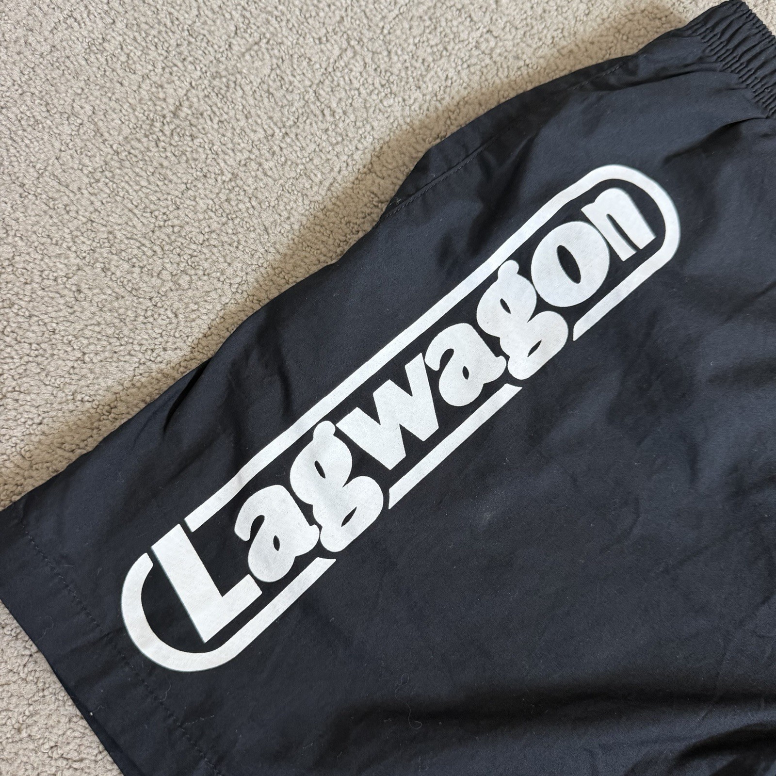 Lagwagon Men’s Let’s Talk About Feelings Beach Shorts Sz M Black Limited Edition