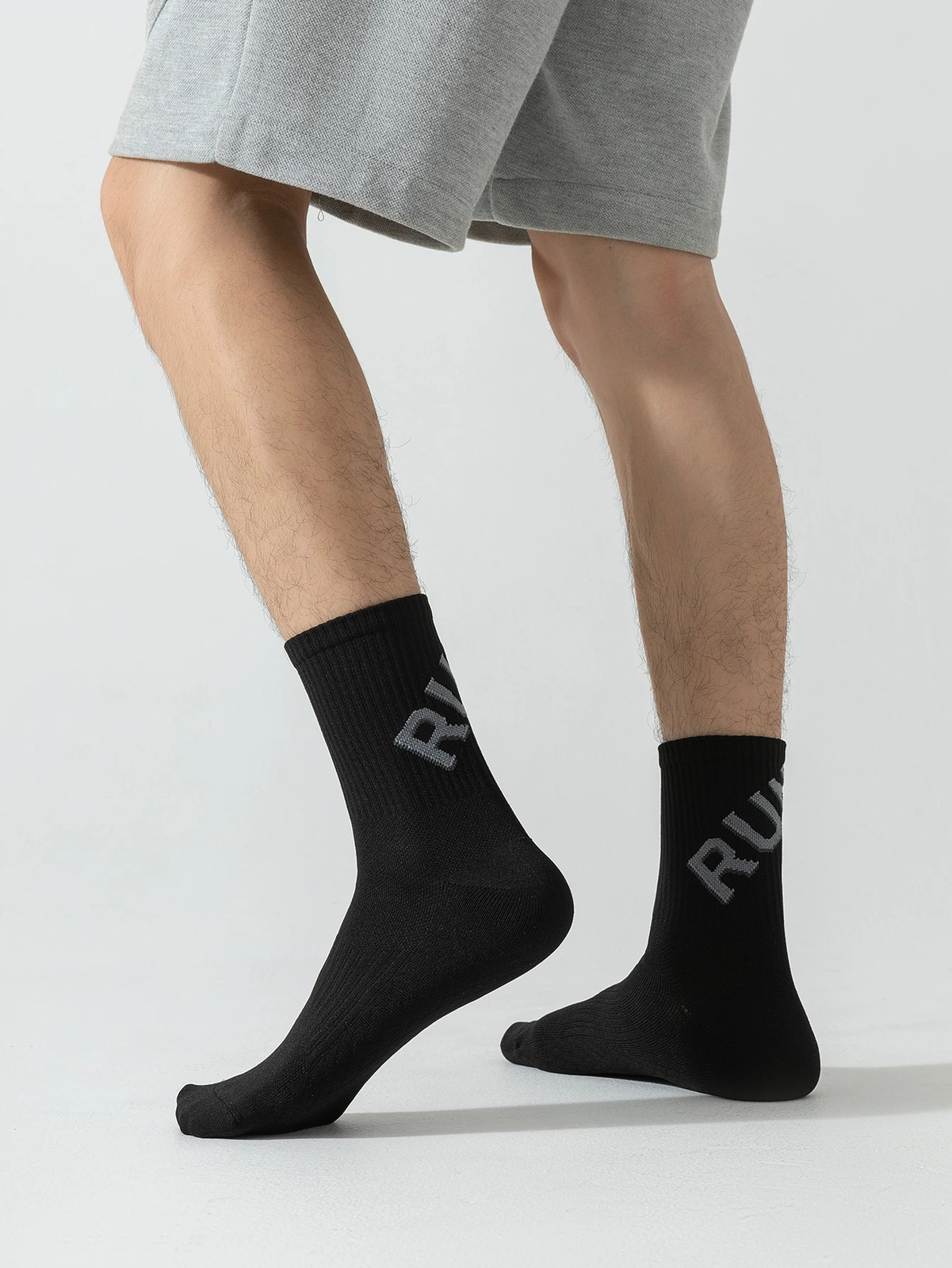 New Outdoor Sports Marathon All Seasons Running Crew Socks Men/Women Colorful Qu
