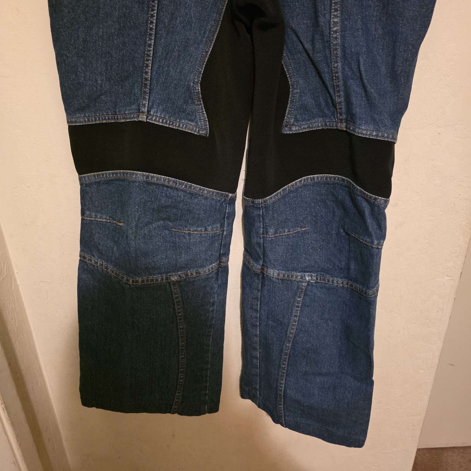 Xelement Motorcyle Gear Blue and Black Men Jeans Size 36X 32