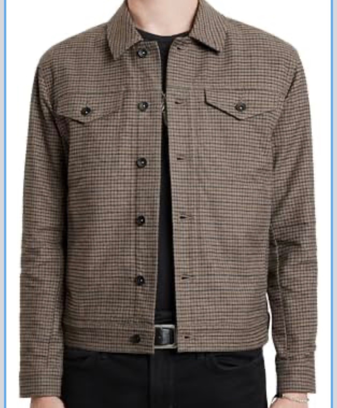 John Varvatos Men’s Evans Trucker Jacket