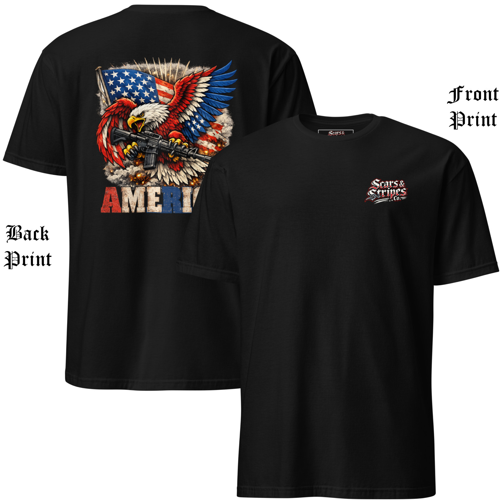 AR America | Soft-Style T-Shirt | Range‑Ready 2A Liberty Gear
