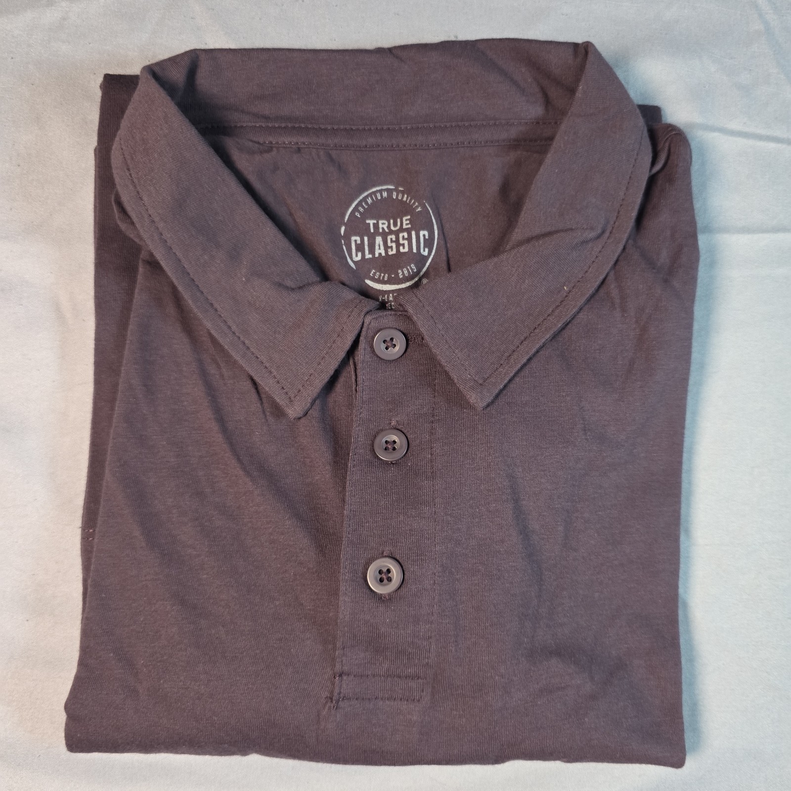 True Classic Polo (3 pack) extra large XL Dark Plum, Olive Green, Pale Gray