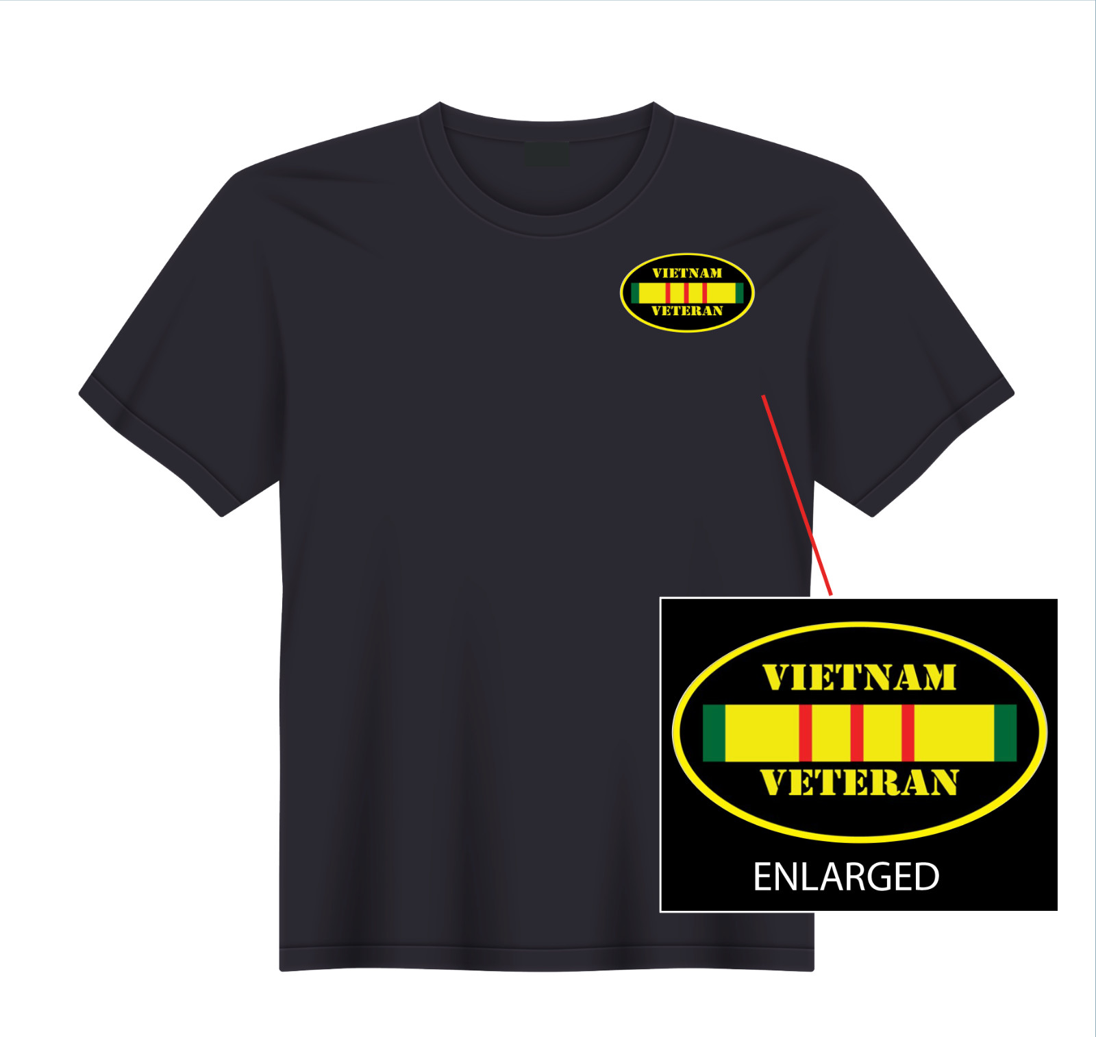 Vietnam Veteran Vet Army Military Patriot T-Shirt NEW S, M, L, XL
