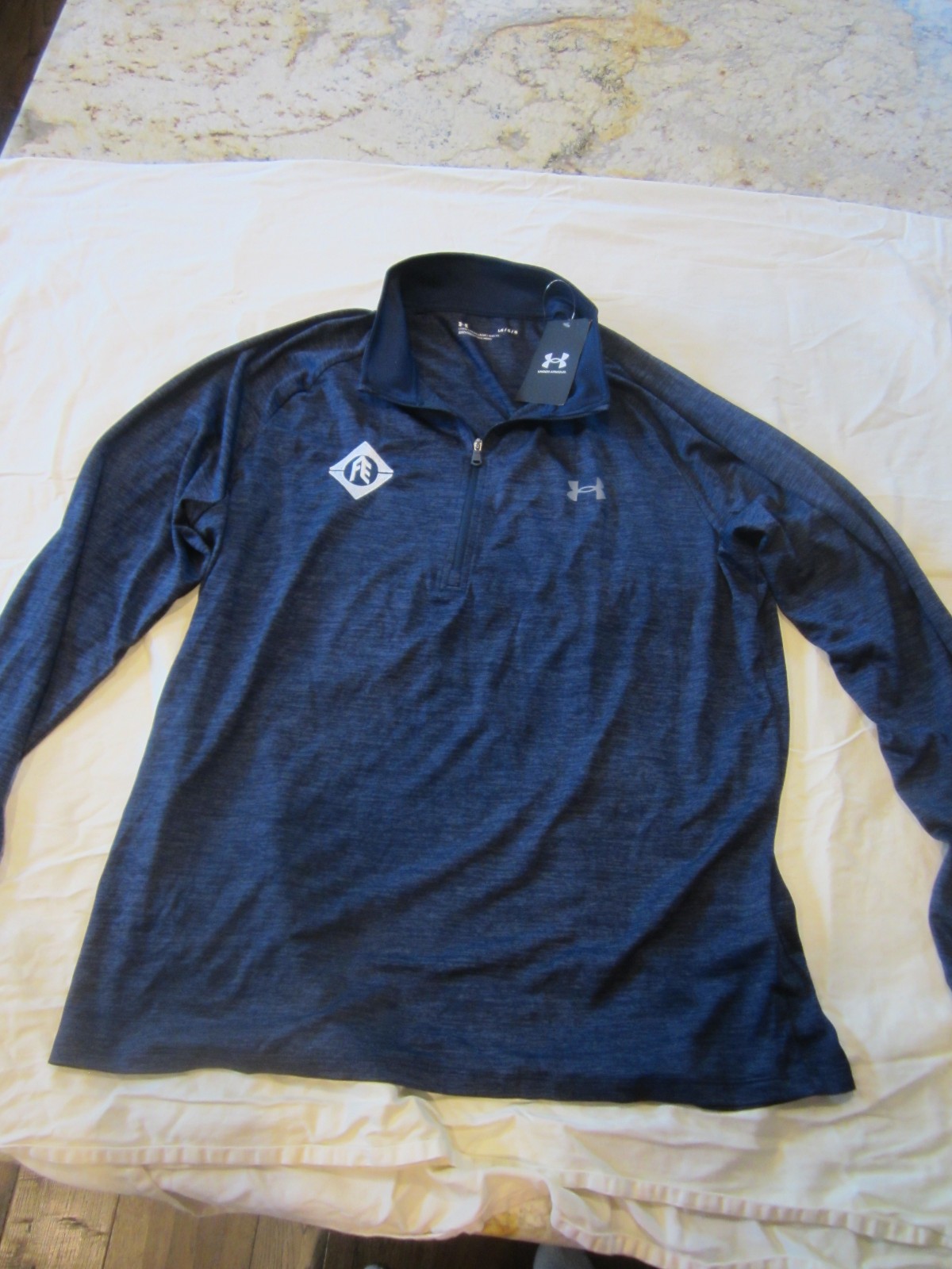 Under Armour Men’s Tech 2.0 1/2 Zip Size Large Blue 1328495 New