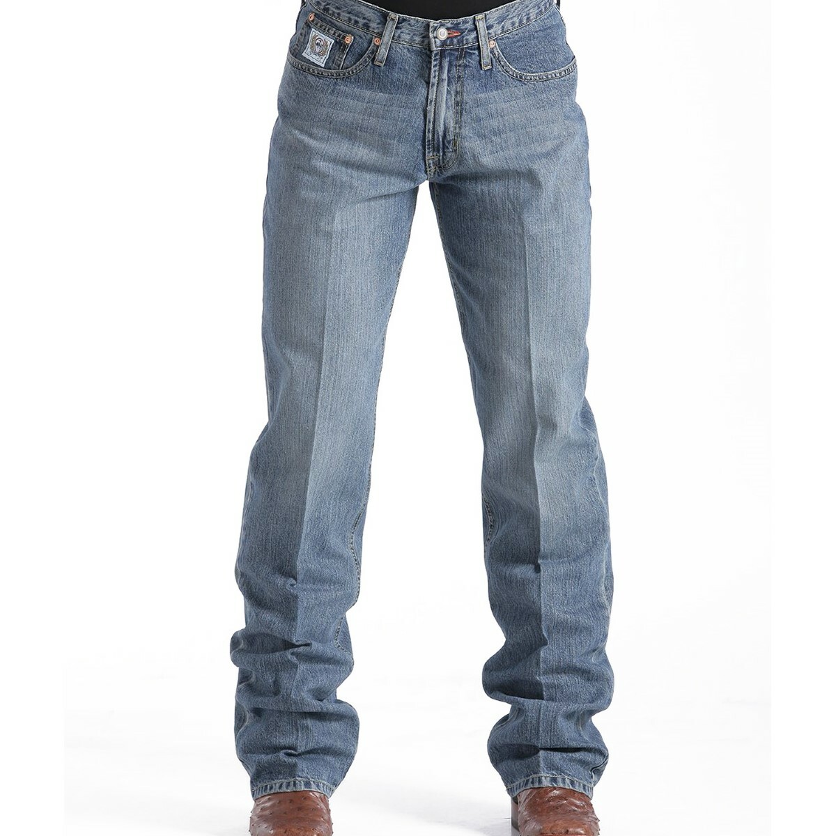 Cinch Men’s White Label Relaxed Fit Medium Stone Wash Jeans MB92834003