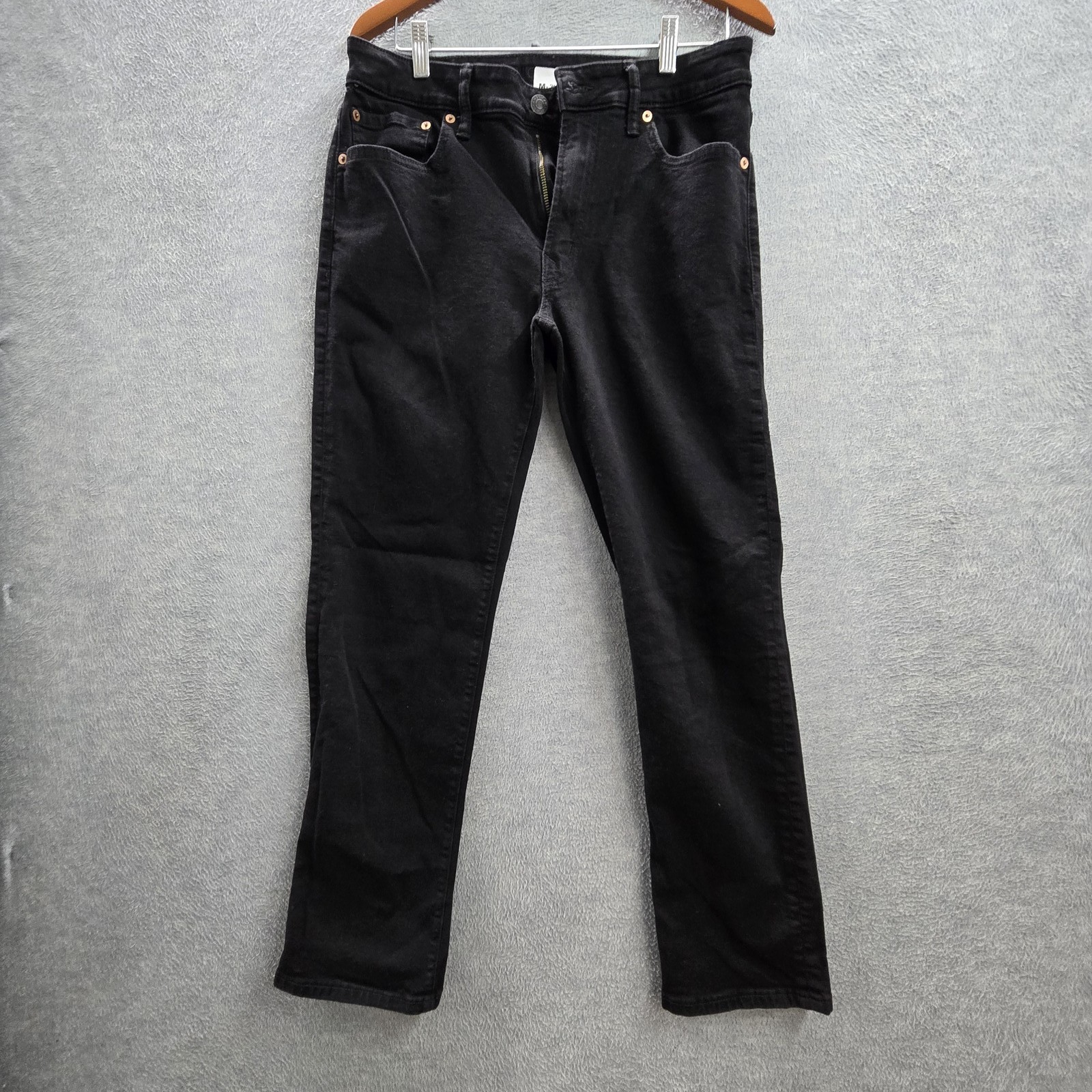 American Eagle Outfitters Men Jeans 33X30 Black Denim AIRFLEX Slim Straight