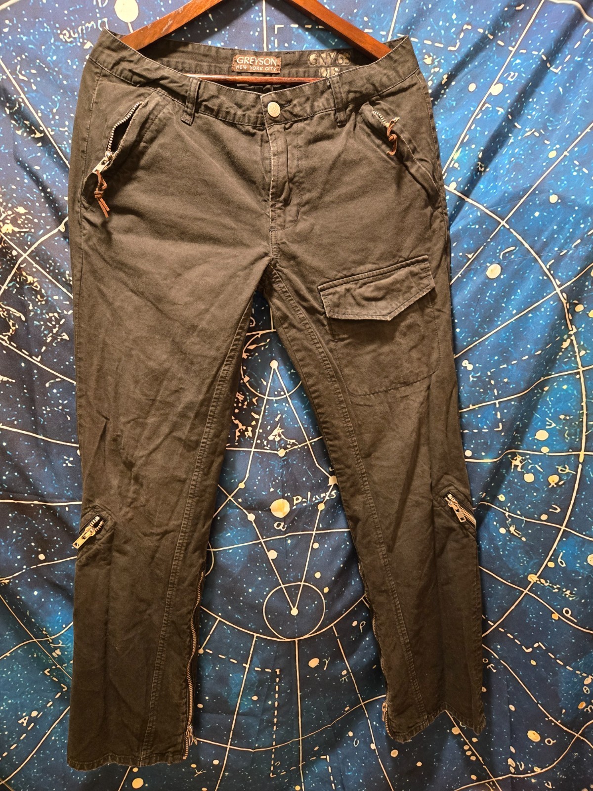 BLACK GREYSON NEW YORK CITY jeans men with 5 pockets