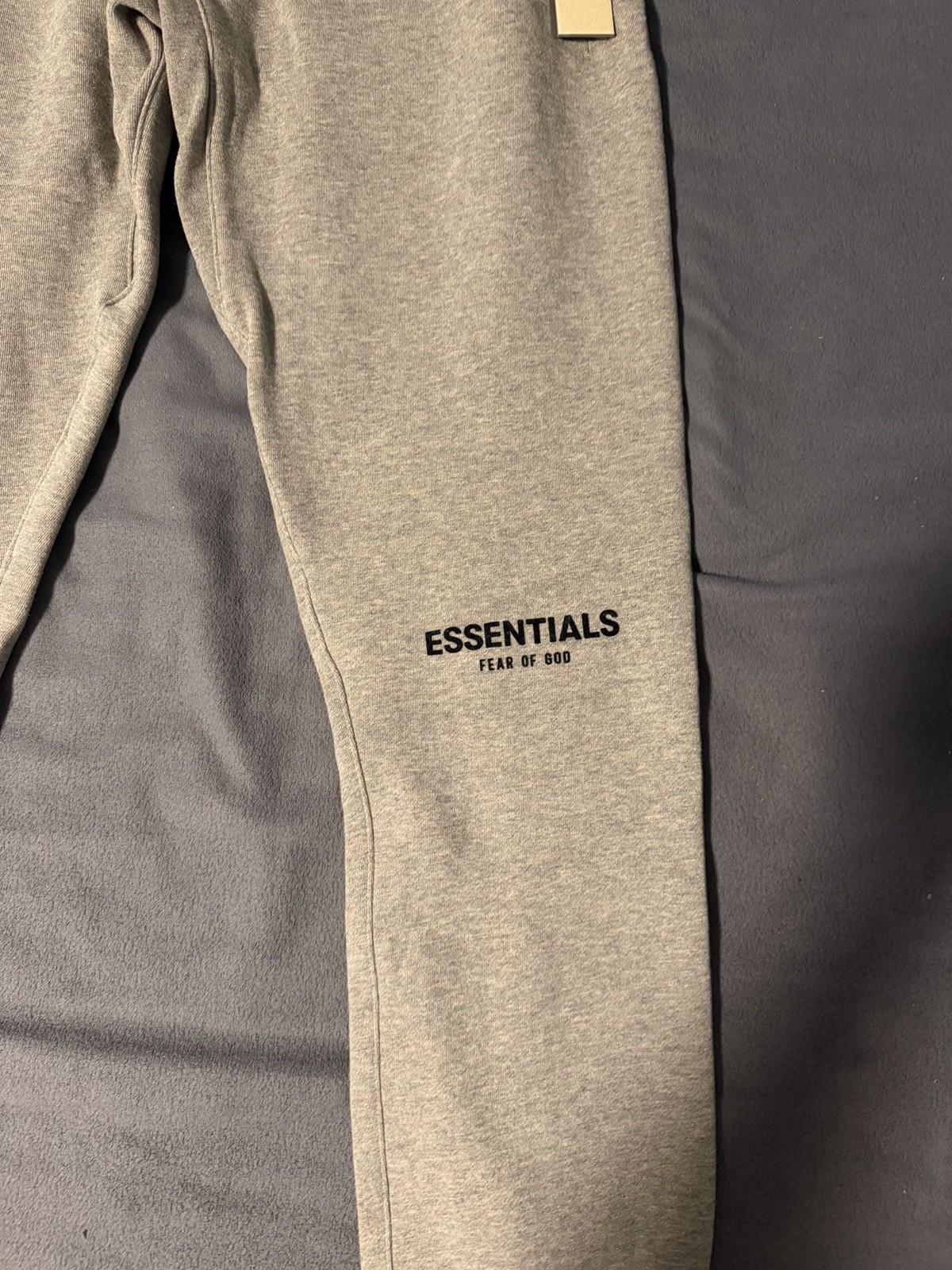 New Fear of God Essentials Dark Oatmeal Grey Sweatpants Authentic Size Small