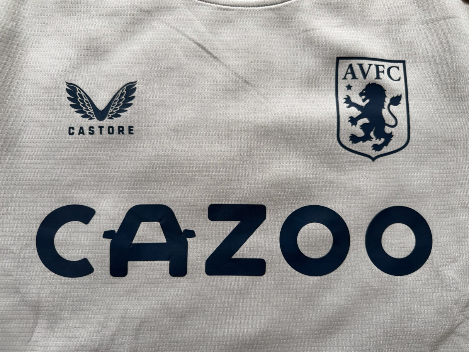 CASTORE – Aston Villa AVFC Gray Players Sweatshirt Womens Size 12/Mens Small-Med