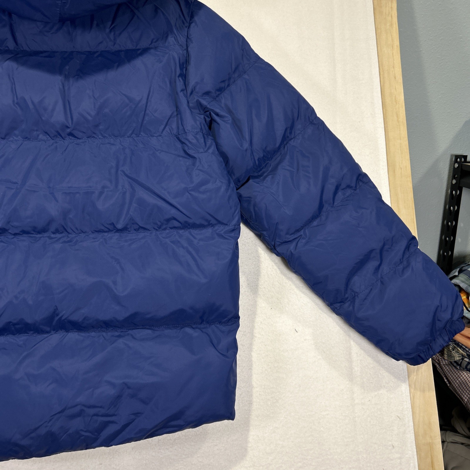 Alpine Design 1962 Puffer Winter Jacket Quilted Space Blue Mens Large