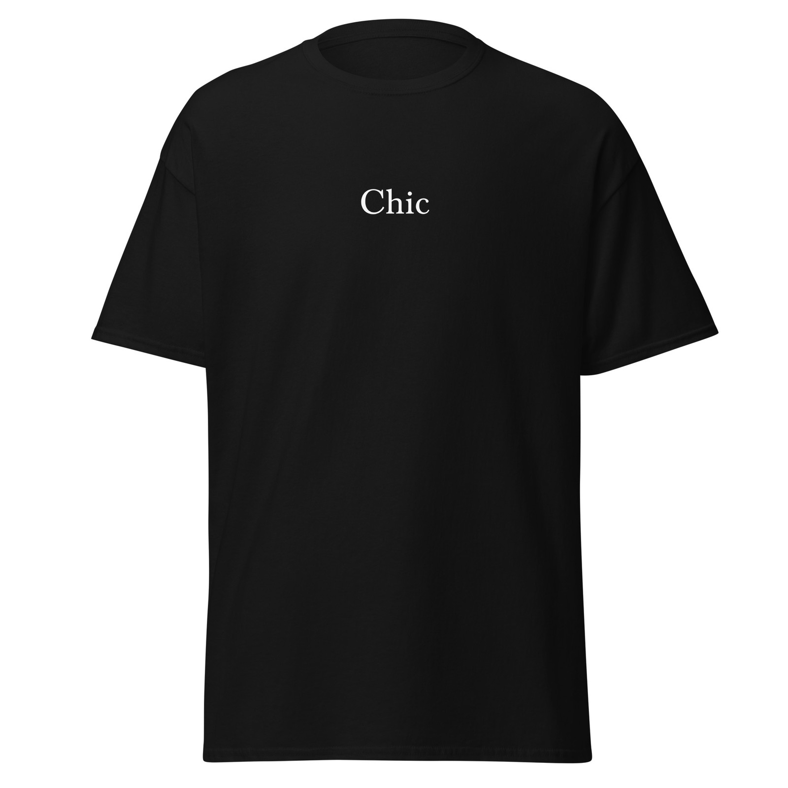 Unisex classic tee Chic Minimalist Shirt, Simple Elegant French Style
