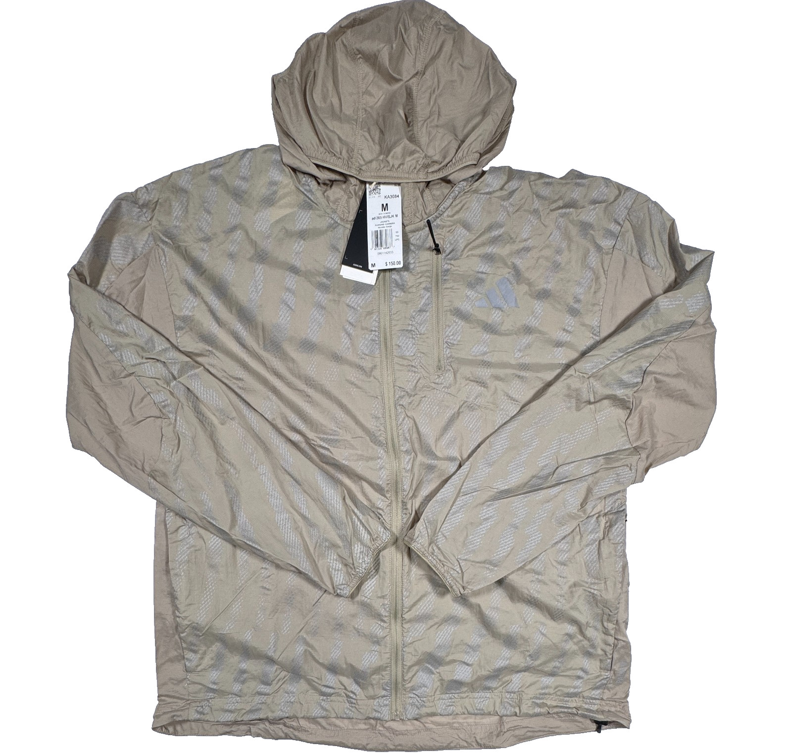 Adi365 Running Reflective Jacket Wonder Cargo Men’s Size M KA3084