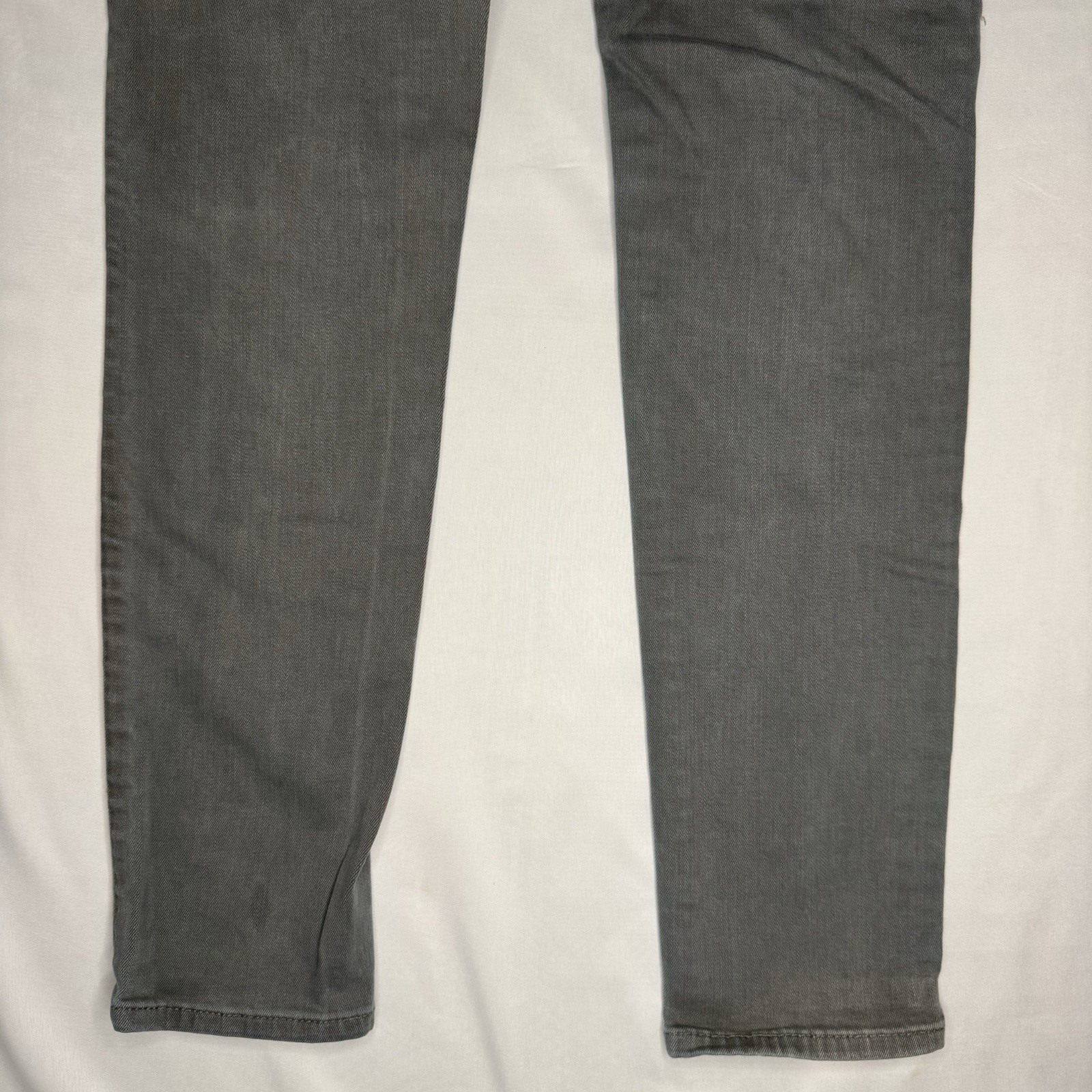American Eagle Skinny Next Level Flex Jeans Mens 28×34 Gray Distressed Denim