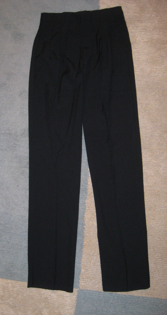 Mens pants Navy blue pleated executive Cintas 28 30 32 34 36 38 42 44 50 Tall