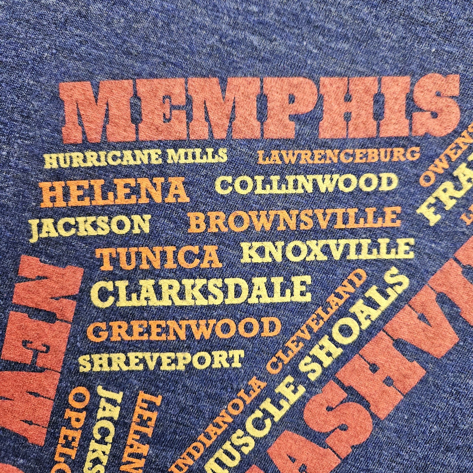 Americana Music Triangle Vintage T Shirt Large Alternative Indie Country USA