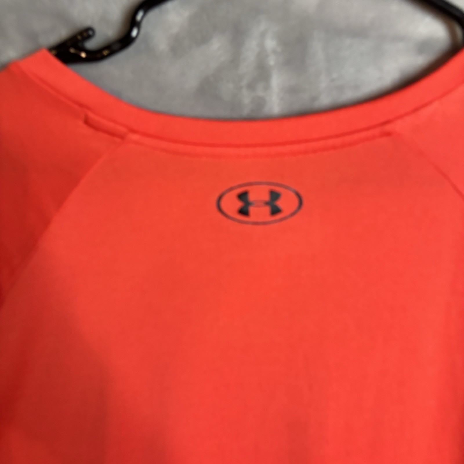 Under Armour Tech Tee Men’s 3XL Orange Short Sleeve Crew Neck Loose Logo