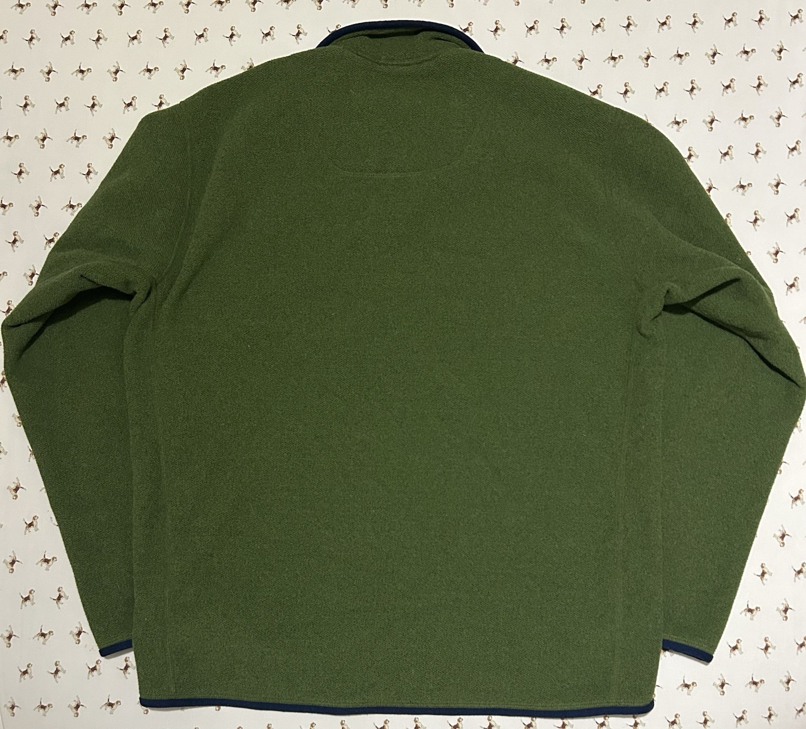 Arc’teryx Green/Blue Polartec 1/4 Zip Fleece Mock Neck Pockets Size L/G