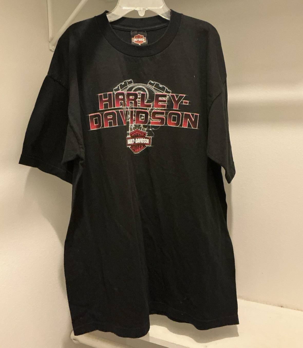 Harley-Davidson Men’s L Black Double-Sided Daytona Beach FL Graphic T-Shirt