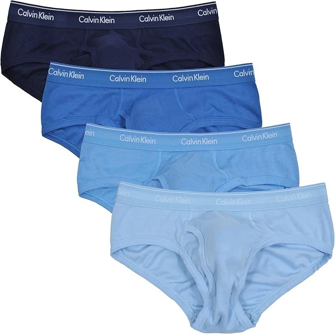 Calvin Klein 4 Pack NP2173O Cotton Low Rise Men’s Hip Briefs