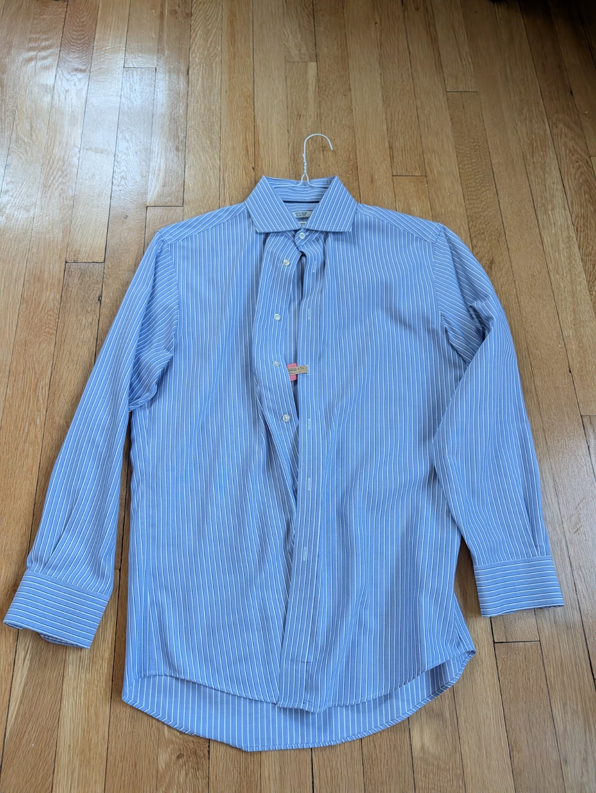 Jos. A Bank Blue And White Dress Shirt Mens 15×32