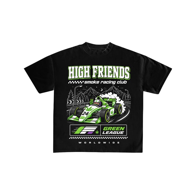 High Friends Smoke Racing Club Graphic Tee