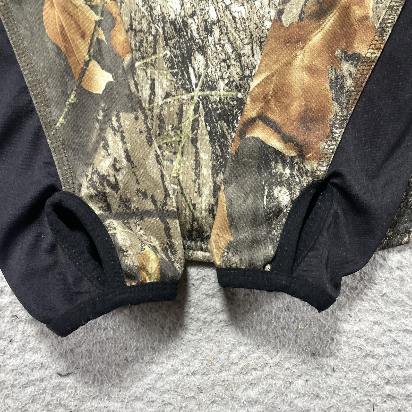 Mossy Oak Shirt Mens Large Camo Long Sleeve Thermal Hunting APX Expedition