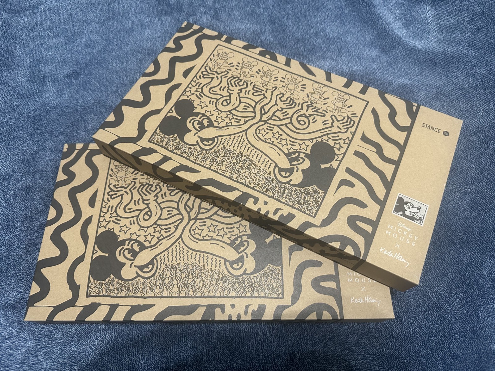 Stance x Disney x Keith Haring 4 Pack Sock Set Size Medium