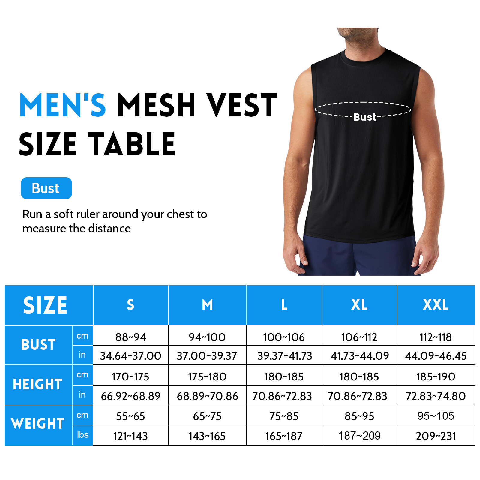 3 Pack Men Athletic Sleeveless Shirts Tank Top Vest Gym Sport Running Quick Dry