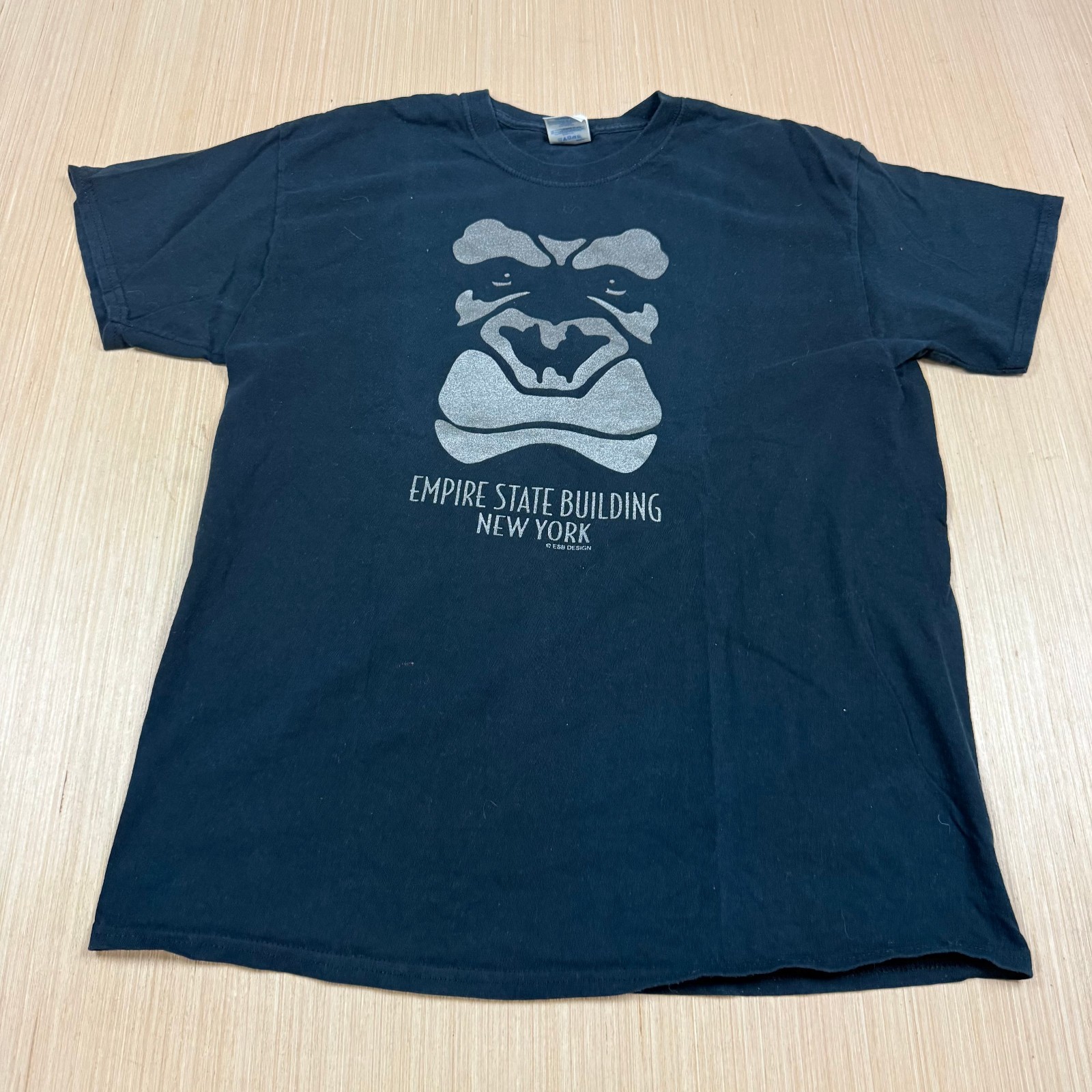 vtg New York Empire State Building Souvenir T Shirt Ape Gorilla King Kong y2k