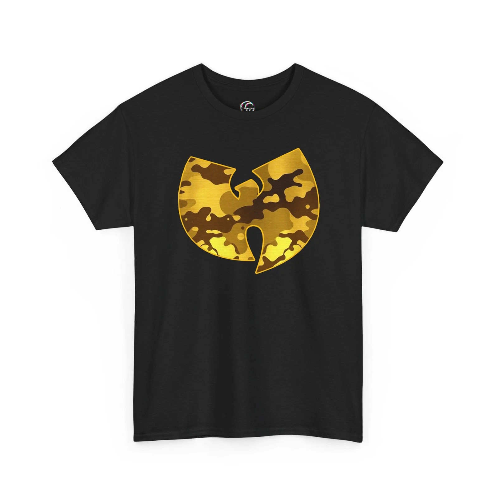Wu-Tang Clan Yellow Camouflage T-Shirt, Hip Hop Tee, Wu-Tang Clan Camo Shirt